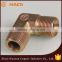 Hydraulic pipe fitting male threaded 90 degree galvanize elbow
