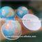 blow moulded clear Shenzhen factory print hollow acrylic spheres/hollow acrylic ball/large acrylic sphere with flange