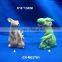 Ceramic Easter bunny with ribbon decoration and decorative ceramic rabbit figurines and ceramic rabbit figurines