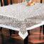 plastic printed square tablecloth, wholesale price for vinyl tablecloth