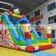 Hot selling giant inflatable colwn inflatable dry slide for sale, slide inflatable