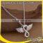 Mens Silver Necklace Cheap Angel 925 Wing Pendant