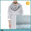1700TPM high twist spun polyester voile grey fabric for Arabian Head Scarf Ghurta50X50 66X60 61"