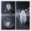 china supplier hanging wall flower shape mouth blown pyrex glass lamp shade ,best-selling home decoration glass lamp cover