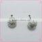 Fancy Brief Ball Shape and Zircon Stud Earring Set