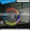 Inflatable shining zorb ball, human hamster body zorb ball cheap hot sale