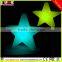holiday lighting PE plastic star shape lamp/led night light for Christmas decoration