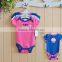 2016 short sleeve custom baby onesie
