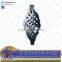 wrought iron ornametal basket decoration for fence railing parts iron window grills garden decor