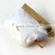 Joint gold leather canvas design small cosmetic bag printing Gold logo