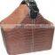 Modern stylish leather house storage basket