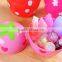 pink cute strawberry PP plastic stroage box high-capacity househode storage bucket