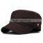 cheap black military peaked cap men