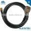 RG59U coaxial cable CCS conductor 75OHM foan PE Al foil shield bare copper wire braid