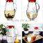 clear glass trumbler sets and glass pitcher with handle for cold water
