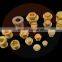 Brass slotted stop plug - flanged