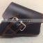 Simple Style Classic Black Motorcycle Motorbike Leather Saddle Bags Side Bags
