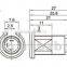 12mm electrical dimple key lock switch,16MM 2 position key lock switch
