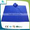 BLUE ADULT PVC PONCHO RAINCOAT WITH POUCH FOR PROMOTION