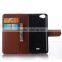 Fashion Litchi Texture Wallet PU Leather Flip Case Cover for Wiko Rainbow Jam With Card Slots, case for wiko rainbow jam