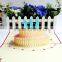 big card 25*25cm cake 3d handmade pop up birthday creative card