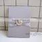 High quality grey wedding invitation silk boxes
