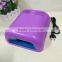 2015 Newest dual uv led nail lamp 36 watt uv gel lamp