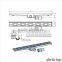 new polished 45mm 304 stainless steel bathroom floor linear shower drain