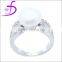 925 sterling silver jewelry wholesale pearl engagement ring