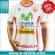 wholesale cooldry spandax polyester sublimation blank t-shirt
