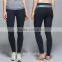 Oem service fashion design sports wear 88% polyester 12% spandex yoga pants wholesale