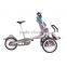 3 wheel two seat good baby stroller bike