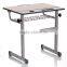 2016 modern adjustable school desk and chair in school furniture