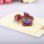 Beautiful ball beads ponytail holder glitter baby kids elastic hair rubber band diamante flower pattern hair tie