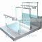 new design frameless glass balustrade aluminum balcony railing for outdoor stairs handrails