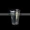 disposable cup with lids plastic 450ml food grade plastic cup wholesale injection molding cup