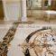 Beautifully Decorated Designed White Marble Inlay Luxurious Floors