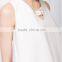 women summer new style sleeveless V-collar T-shirt