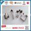 food grade colorful best selling stainless steel cookie cutter set