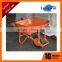 China factory supply heavy duty plastic wheelbarrow