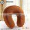 High quality memory foam u-shape pillow travel neck pillow