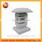 Price of white stone maru yukimi lantern decorative pagoda