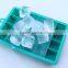 Popular item in summer wholesale silicone ice cube tray 24 grid