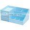 Cosmetic Makeup Cube Organizer With 2 Drawers & Removable Divider