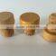 Item HSC0023 wooden top mini glass wine bottle cork wholesale