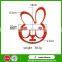 Kitchen Tool Lovely Rabbit Shape Silicone Fried Egg Ring , Silicone Fried Egg Mold
