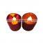 Colorful flameless decoration mini led halloween tea light