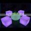 hot sale remote controlled garden outdoor furniture led bar tables for garden
