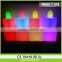 Color changing hot sell colorful furniture bar seating lithium battery led cube bar stool