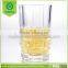 Hot machine made embossed wiskey glass
